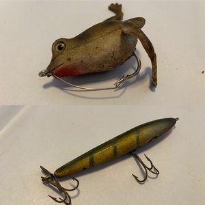 Vintage antique fishing lures